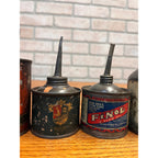 Vintage Standard Oil Finol, Maytag, Sears Hand Oilers Advertising Lot Cans Gas