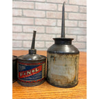 Vintage Standard Oil Finol, Maytag, Sears Hand Oilers Advertising Lot Cans Gas