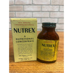 Vintage Nutrex Nutritional Concentrate W/ Box Pharmacy Drug Store Advertising