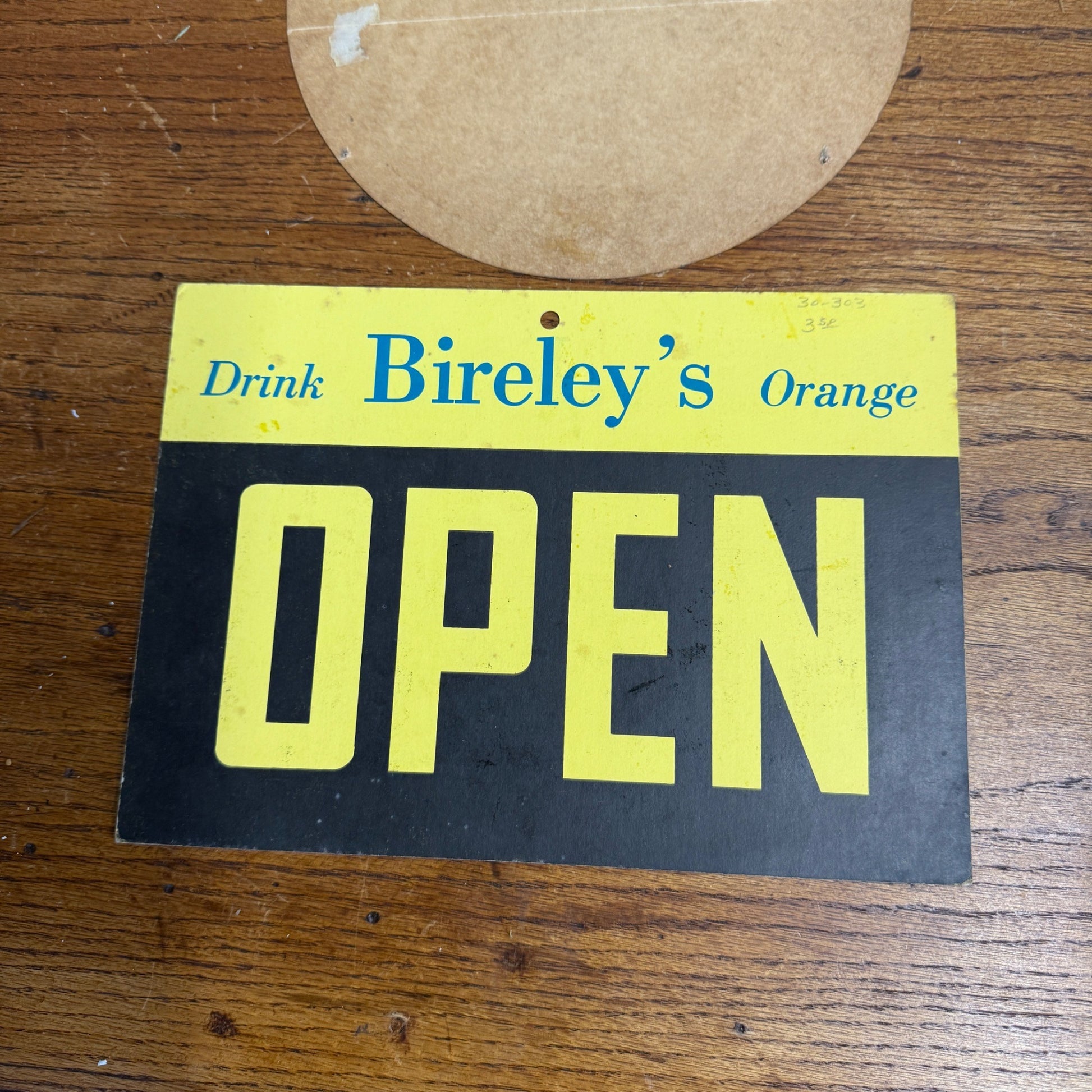 Original Drink Bireley's Orange Drink Decal Sticker Large & Closed Sign