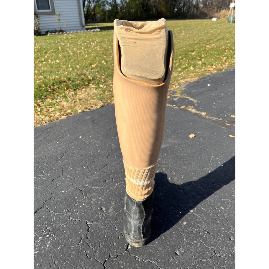 Vintage Prosthetic Left Leg Medical Artificial Limb Amputee Oddity