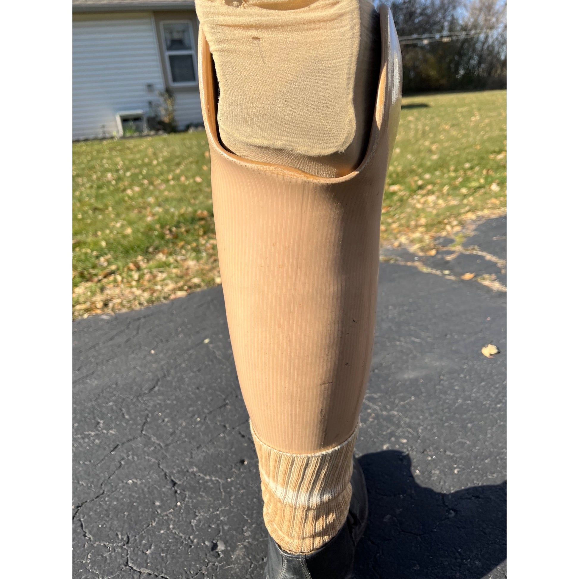 Vintage Prosthetic Left Leg Medical Artificial Limb Amputee Oddity