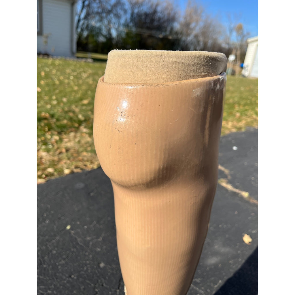 Vintage Prosthetic Left Leg Medical Artificial Limb Amputee Oddity
