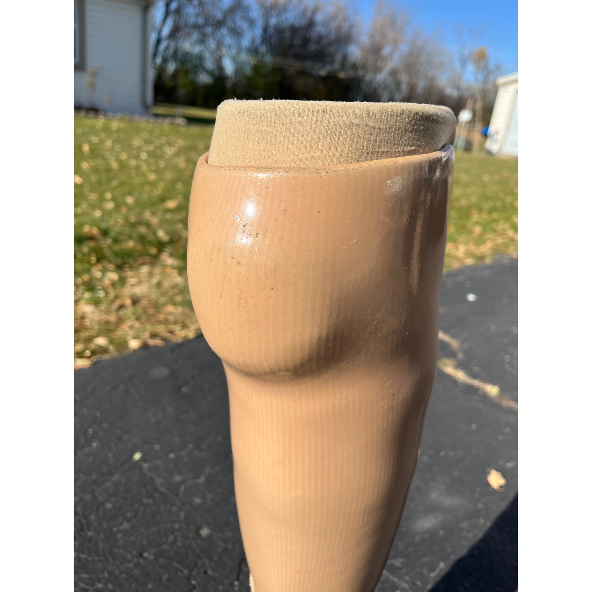 Vintage Prosthetic Left Leg Medical Artificial Limb Amputee Oddity