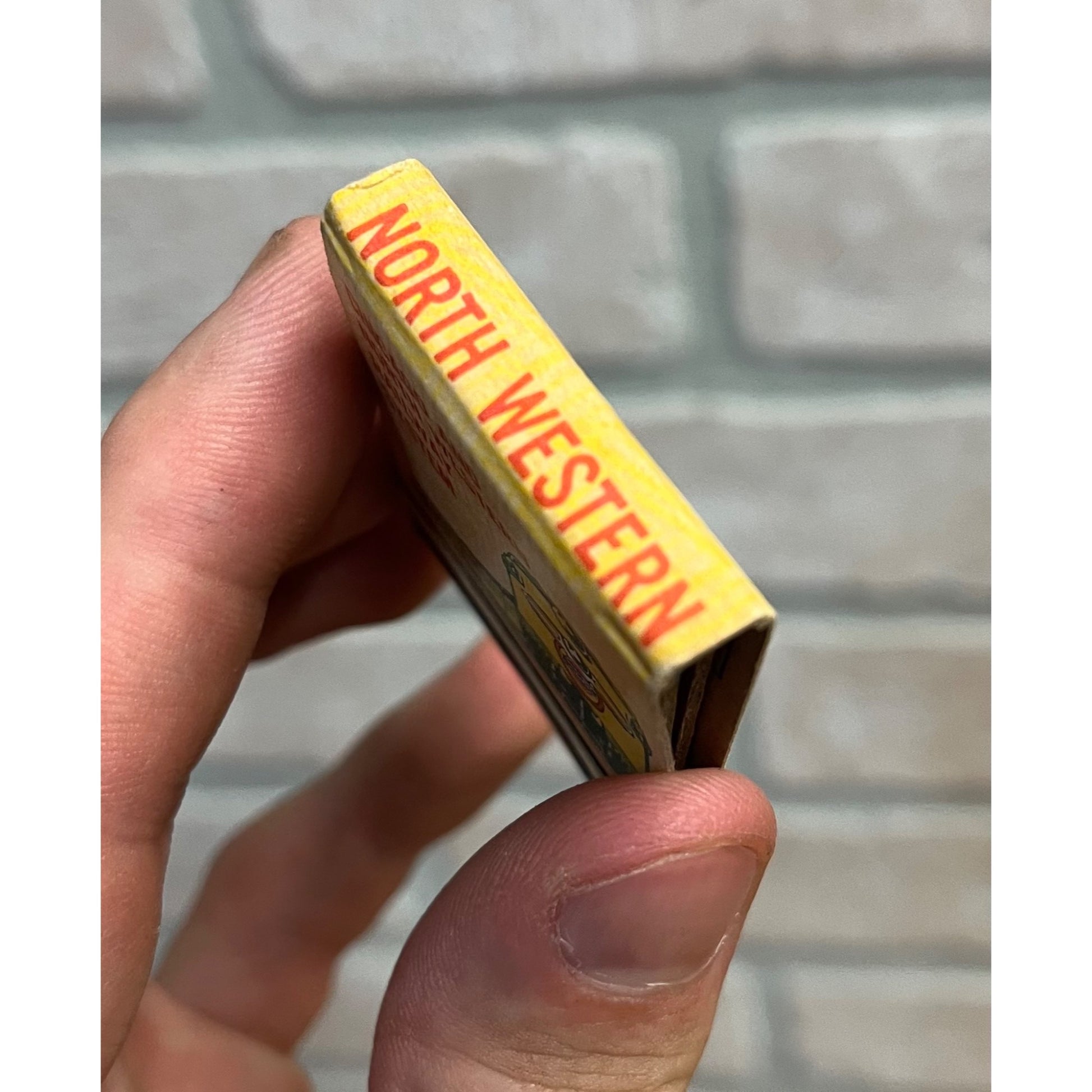 Vintage Chicago Northwestern Railway System Railroad Matchbook Matches Unstruck