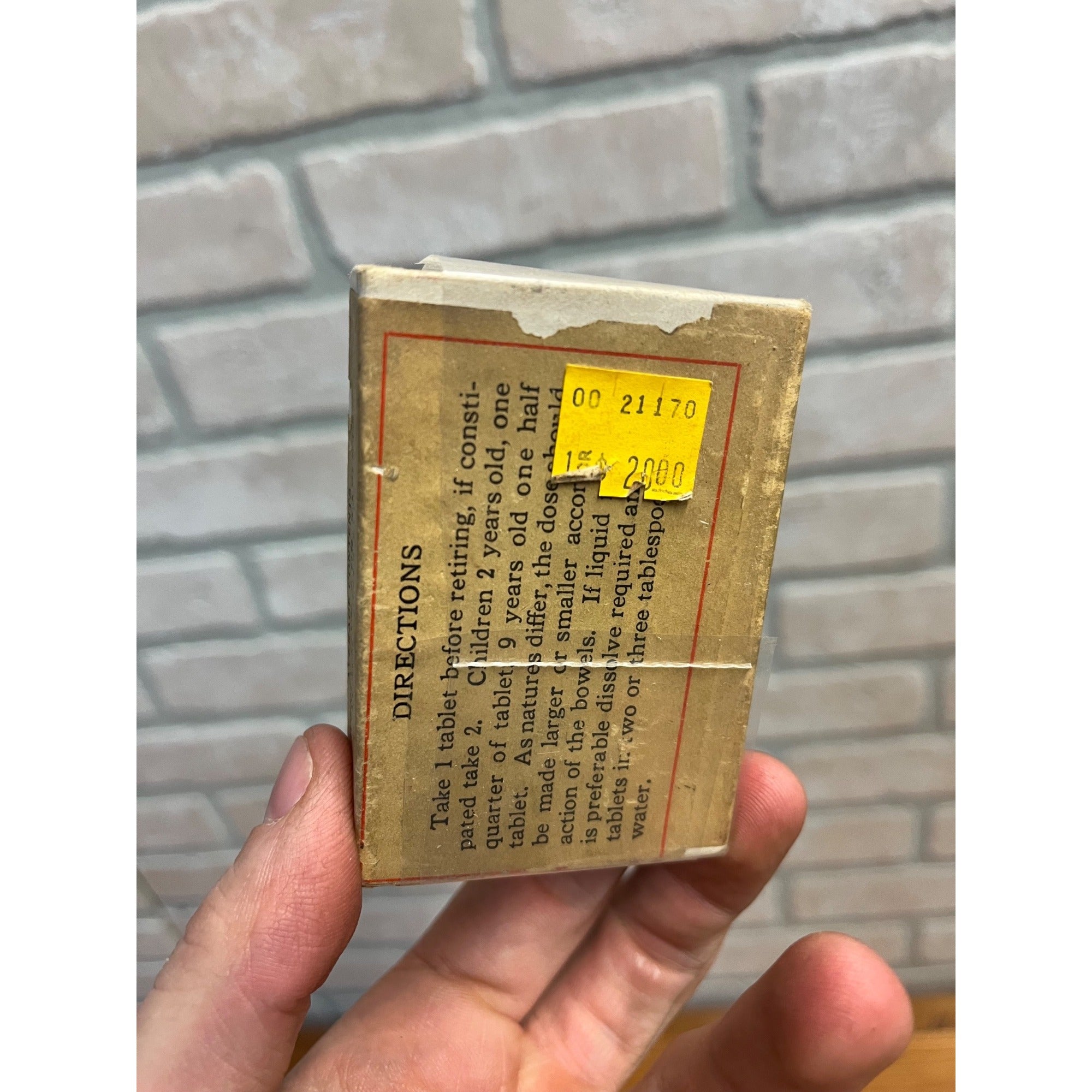 Vintage K-X Nature's Remedy Medbury Milwaukee Wis Advertising Quack Medicine Box