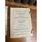 RARE c1905 Jack London "The Sea Wolf" in Polish Softcover Morsky Vlk