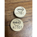 Vintage Pre-Prohibition Pabst Blue Ribbon Beer Barrel Keg Stopper Bung Lot (2)