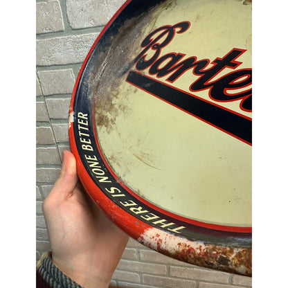 Vintage Bartels Beer Tray Edwardsville Luzerne Co PA Advertising Brewing Rough