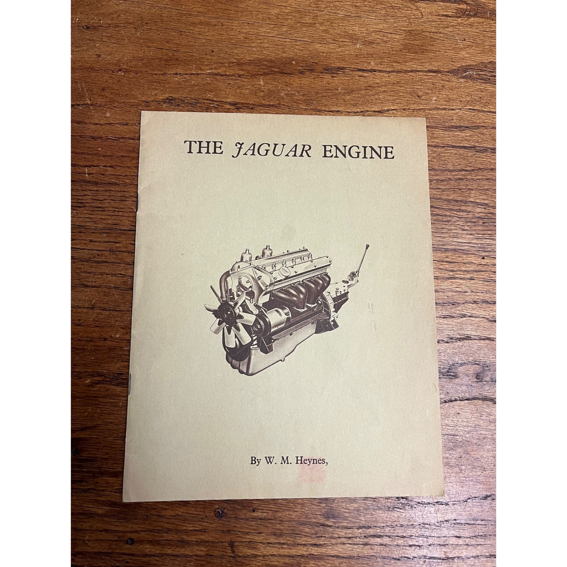 Vintage The Jaguar Engine - W. M. Heynes 1955 Advertising Salesman Data Book