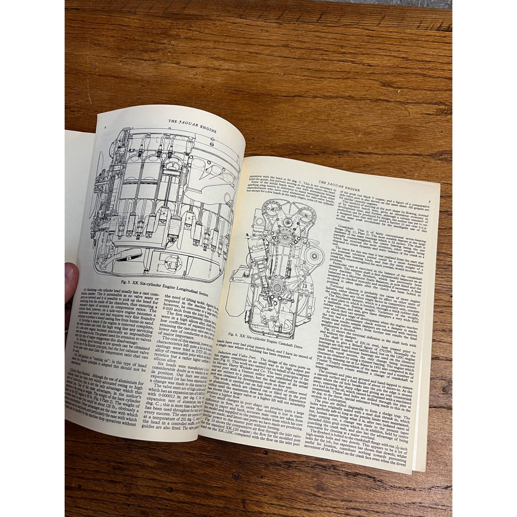 Vintage The Jaguar Engine - W. M. Heynes 1955 Advertising Salesman Data Book