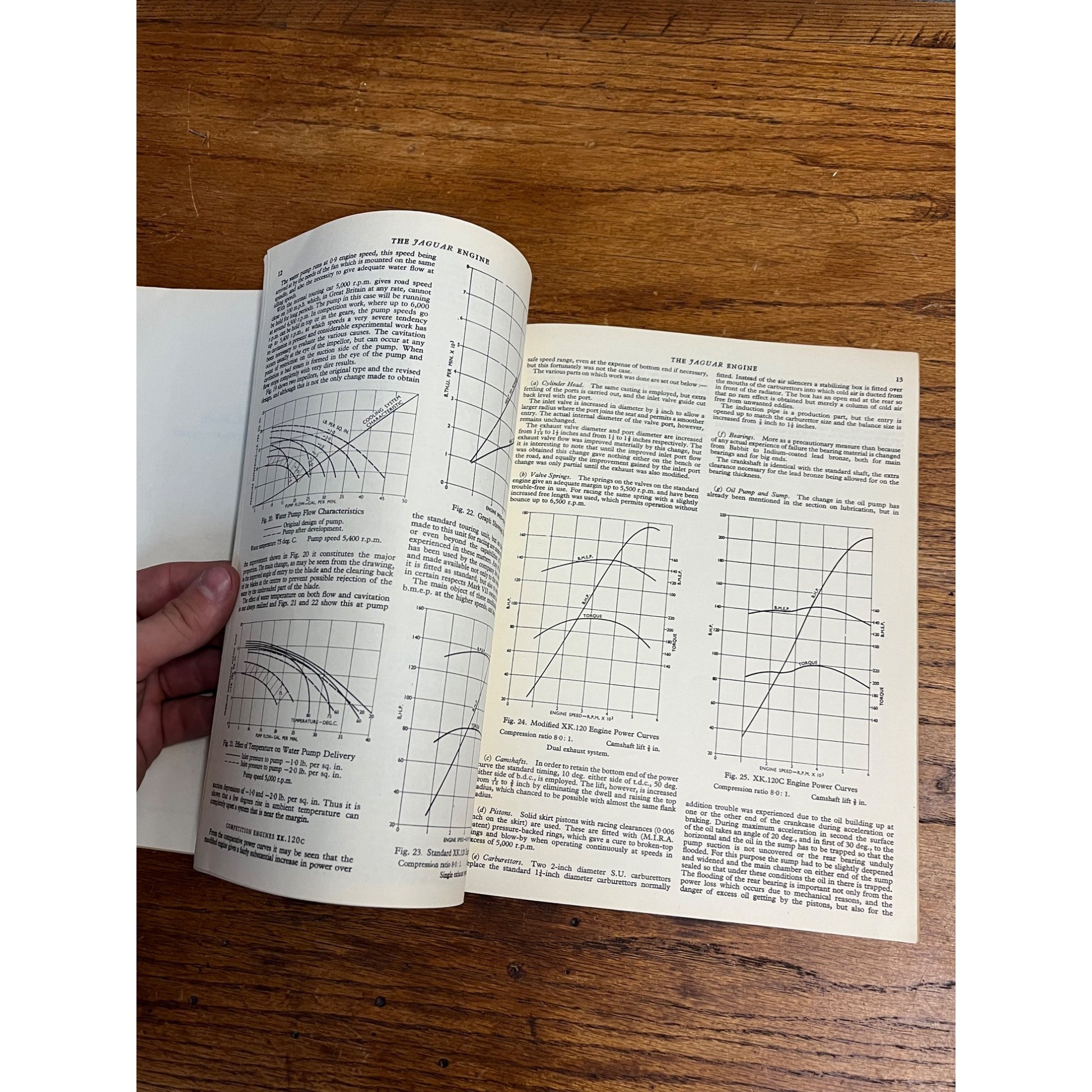Vintage The Jaguar Engine - W. M. Heynes 1955 Advertising Salesman Data Book
