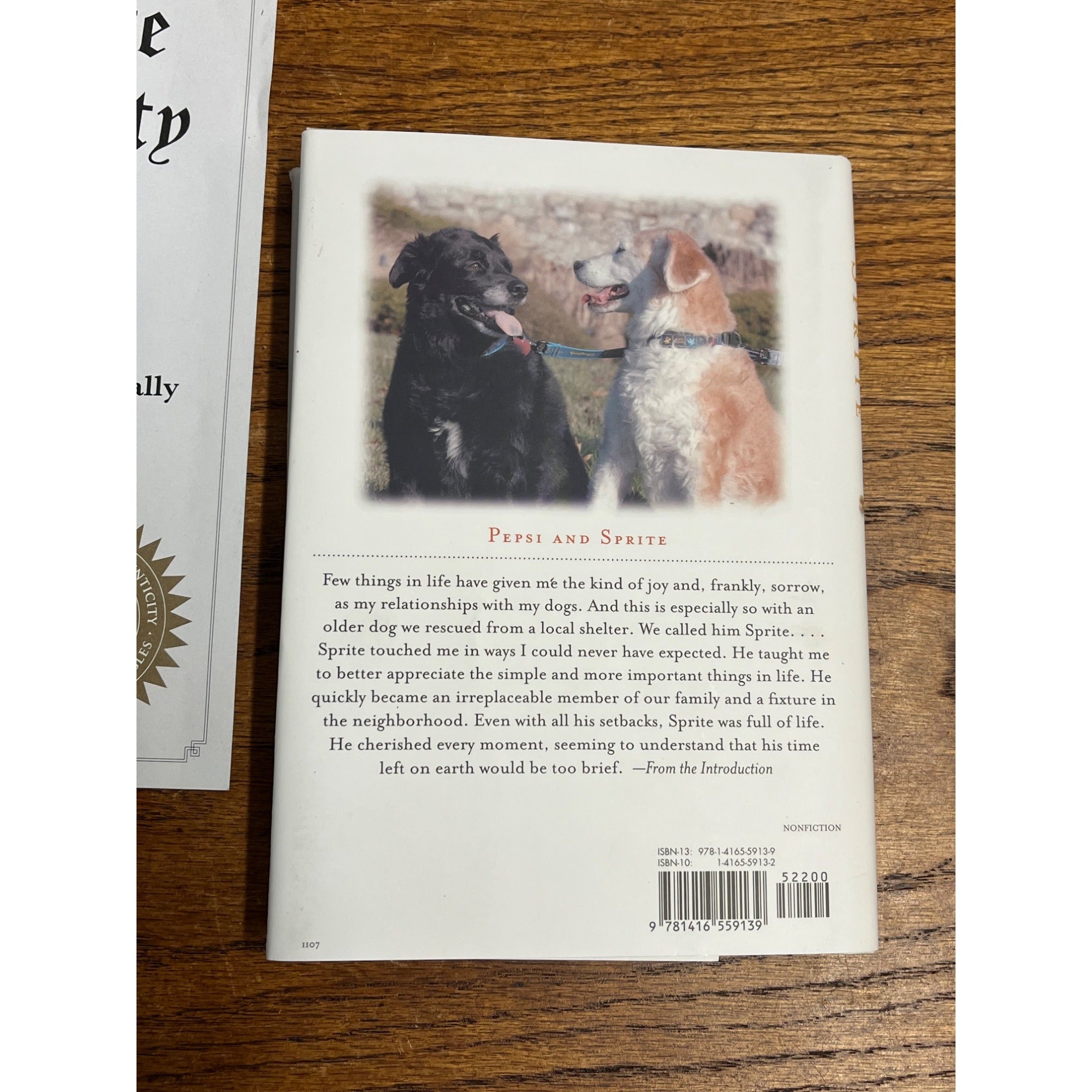 Rescuing Sprite: A Dog Lover's Story by Mark R. Levin SIGNED Book w/ COA