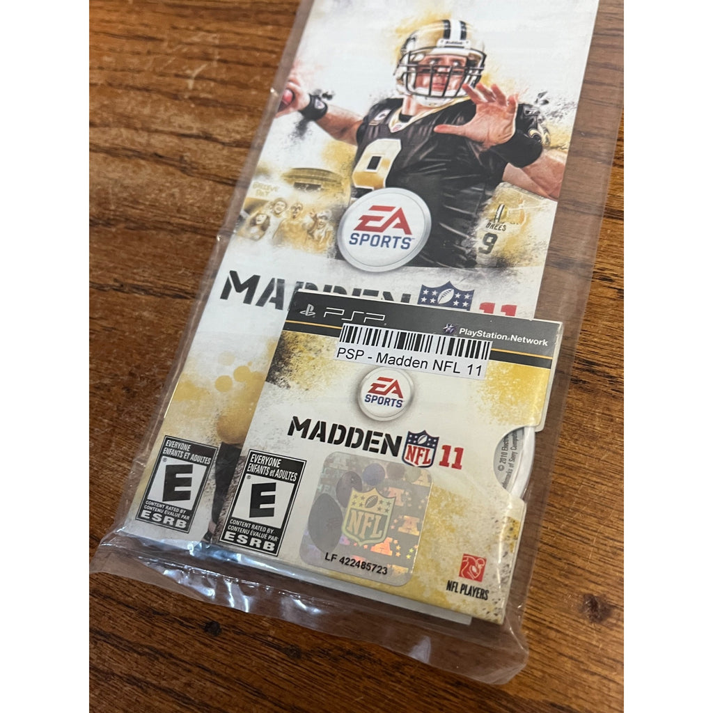 Madden NFL 11 PSP Not For Resale NFR Sealed Bundle Copy Original Bag 2010