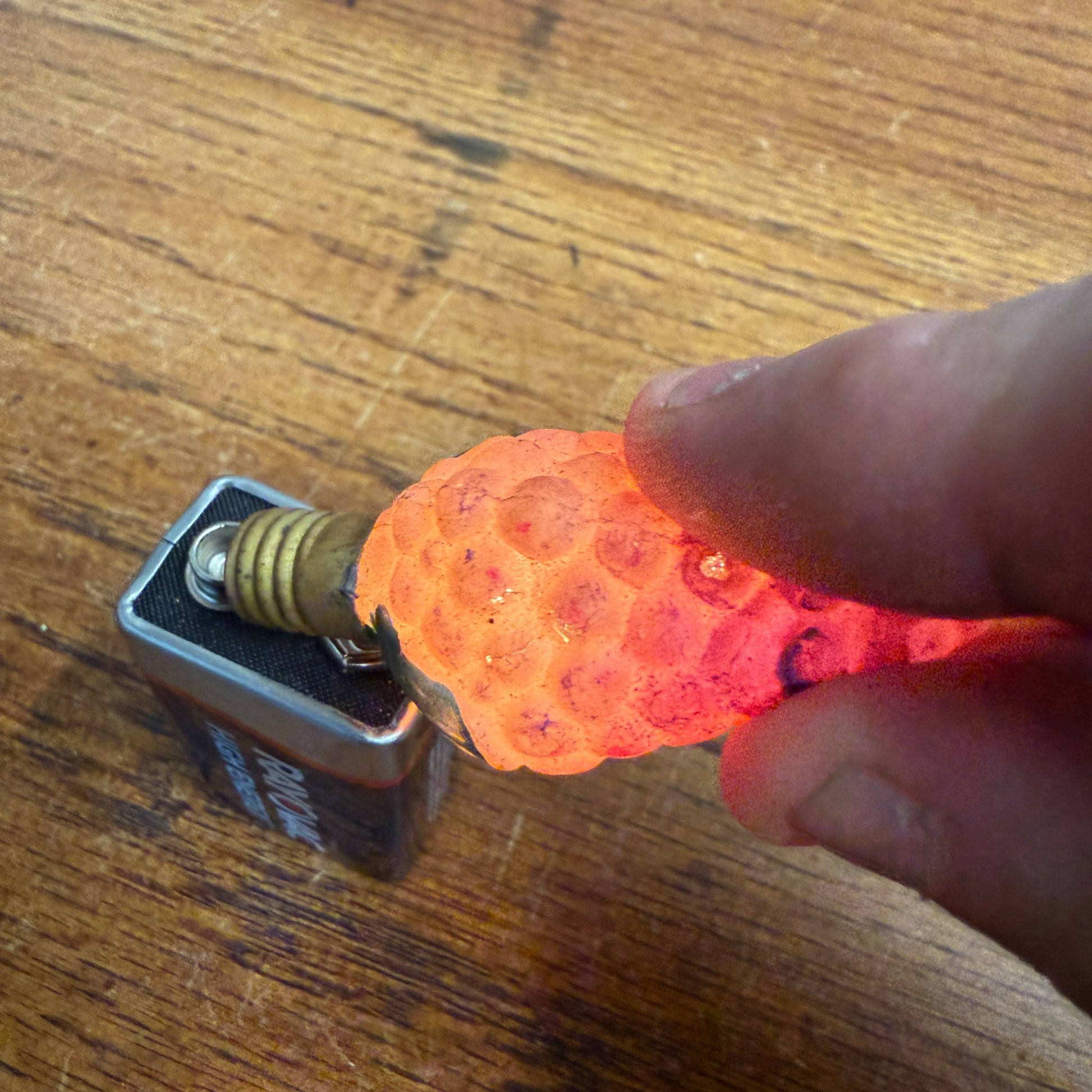 Vintage Christmas C6 Figural Glass Light Bulbs Santa, Chinese Lantern - Works!