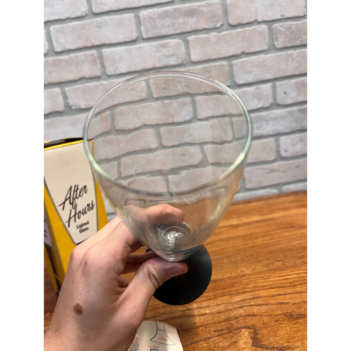 Vintage David Douglas & Co. After Hours Lighted Beer Glass Manitowoc, WI Barware