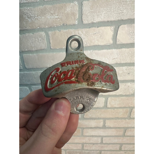 Vintage Drink Coca Cola Advertising Wall Mount Bottle Opener Starr-X Used