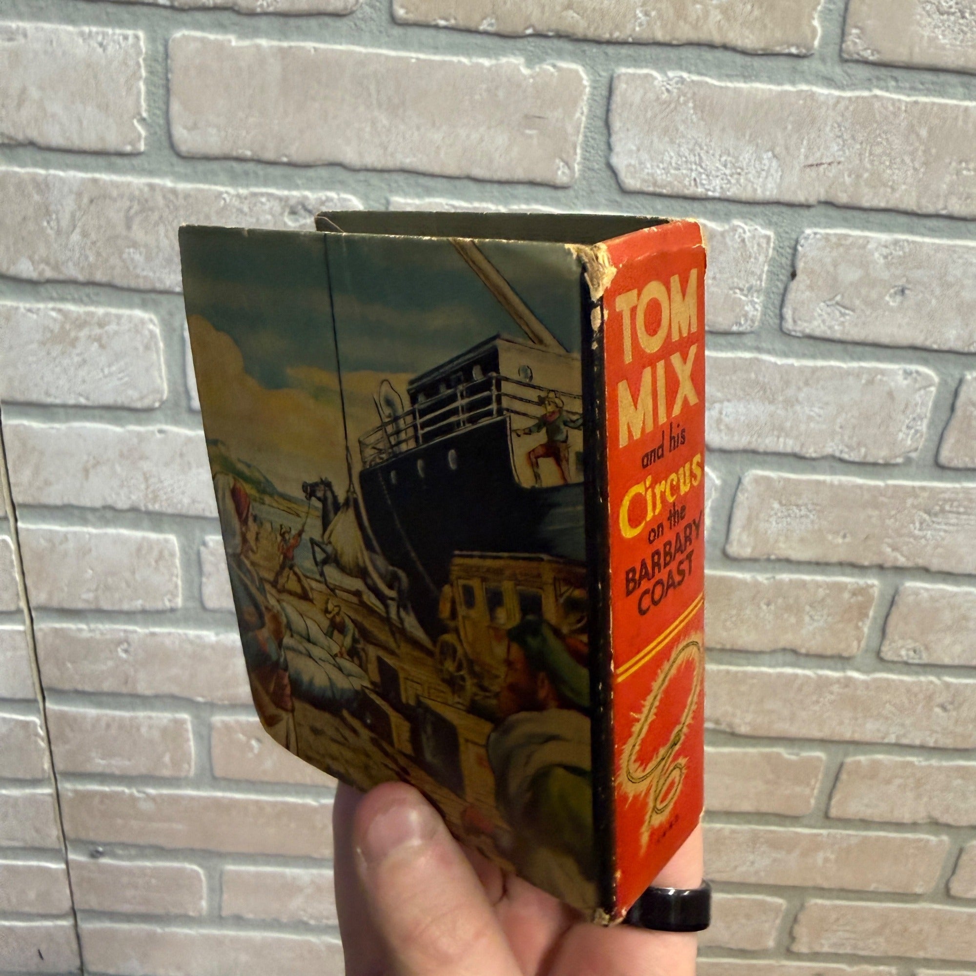 Big Little Book #1482 Tom Mix and his Circus on Barbary Coast   -  VG Condition