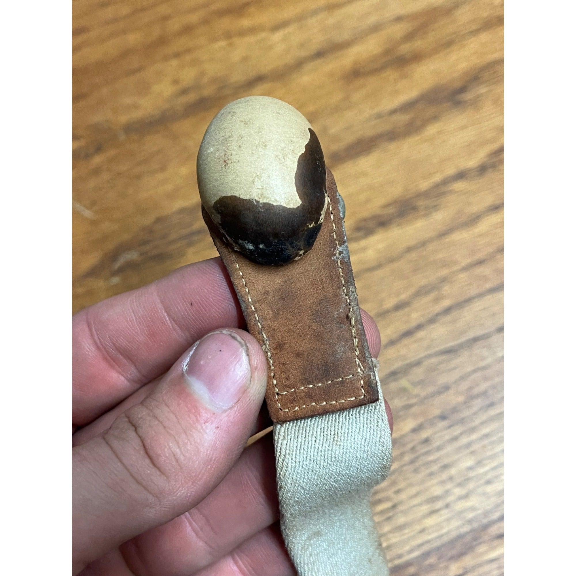 Vintage Ohio Truss Co Hernia Excelsior Spot Pad Medical Device Oddity w/ Box