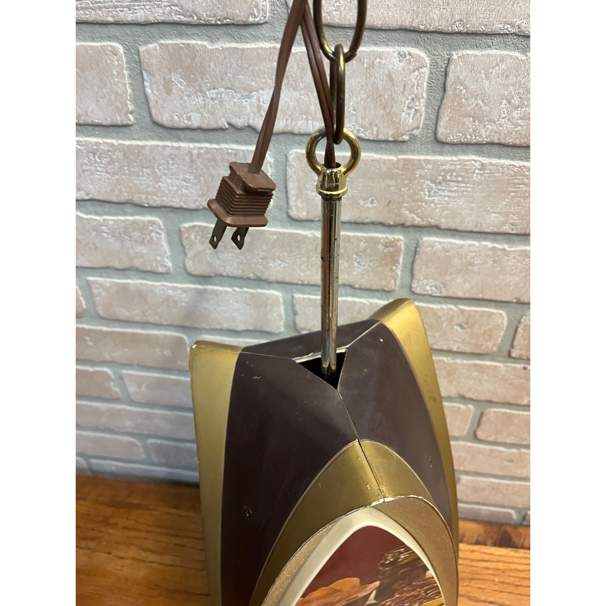 Vintage 1960s Blatz Milwaukee Beer Lighted Hanging Rotating Motion Bar Sign