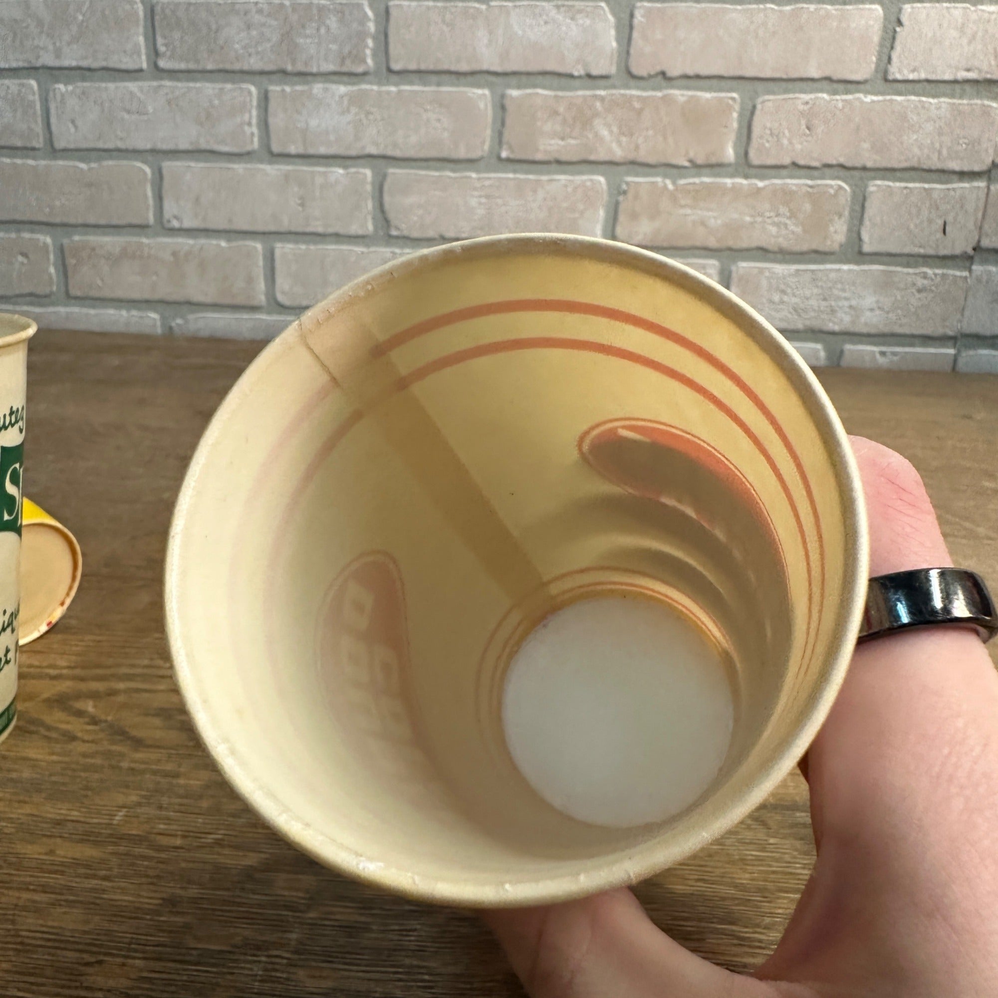 Vintage Double Cola 14 oz Paper Wax Promotional Soda Cup