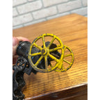 Vintage Cast Iron Fire Pumper Engine Horse-Drawn Wagon Part Kenton? Hubley?