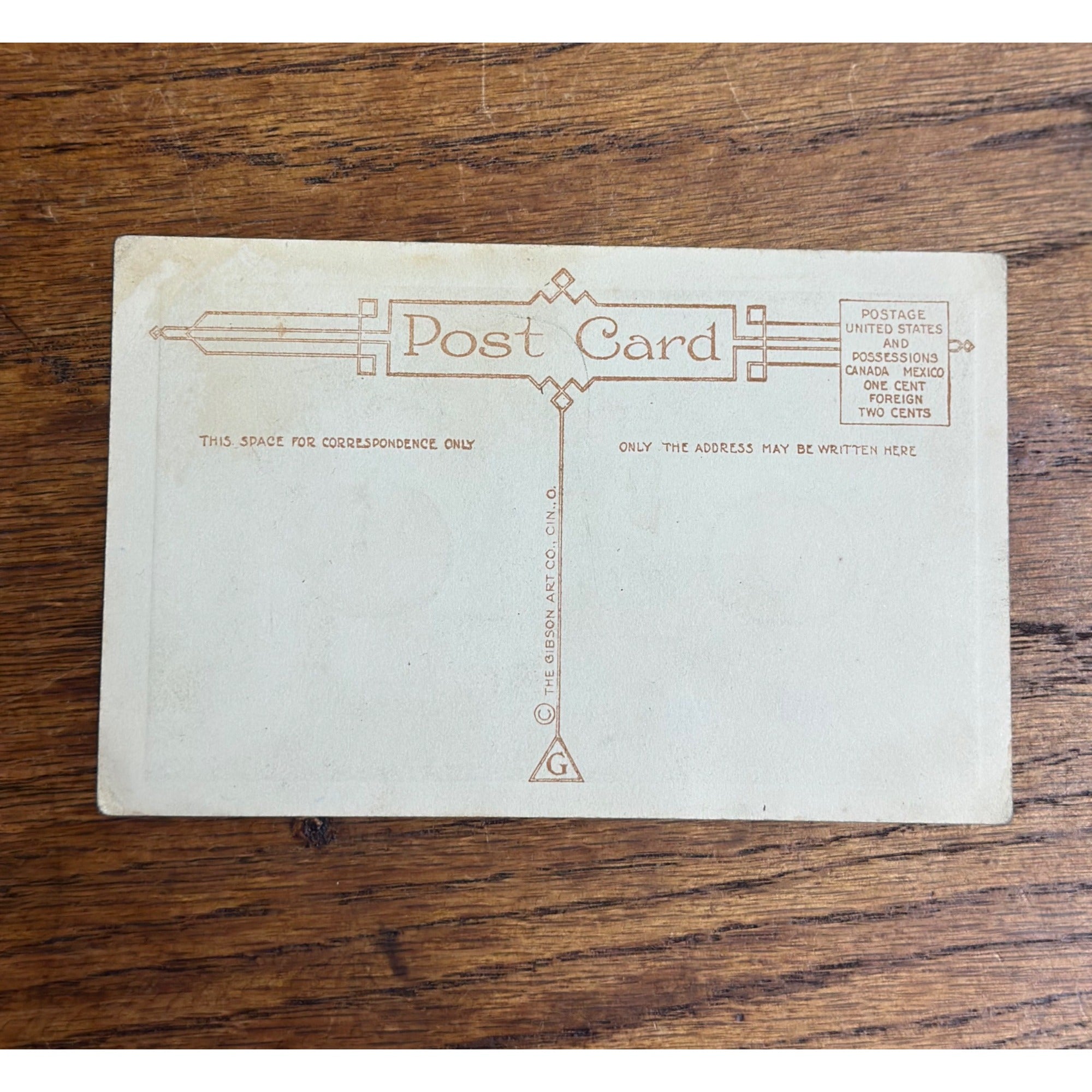 Vintage Halloween Postcard Greeting Girl & JOL Jack O Lanterns Gibson Art Co.