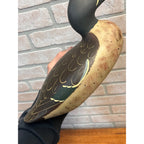 Vintage Art Bergman Pair Blue-Winged Teal Wooden Duck Decoys Van Dyne WI Wis