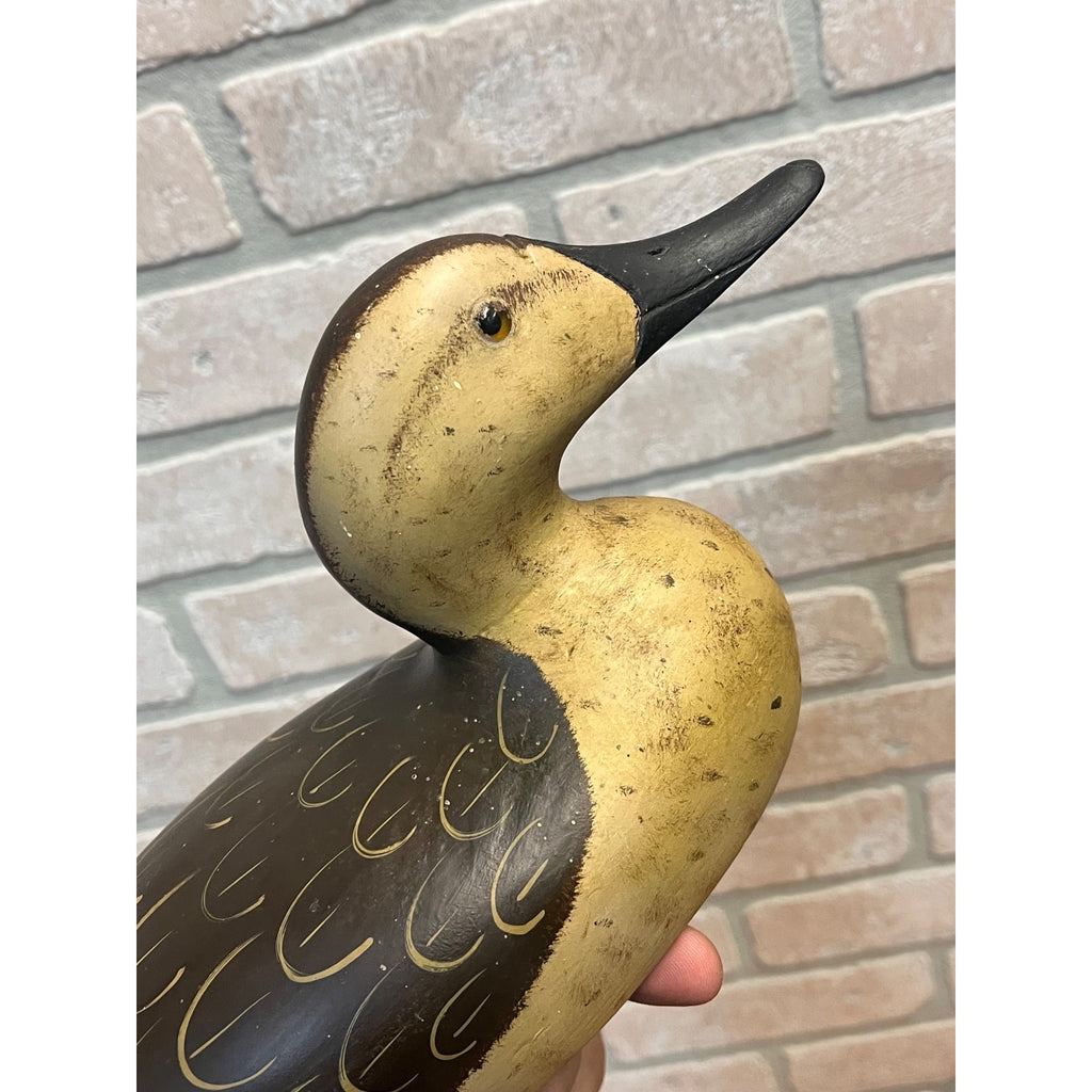Vintage Art Bergman Pair Blue-Winged Teal Wooden Duck Decoys Van Dyne WI Wis