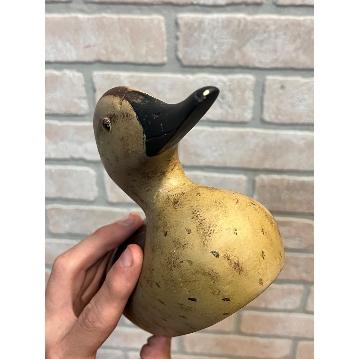 Vintage Art Bergman Pair Blue-Winged Teal Wooden Duck Decoys Van Dyne WI Wis