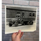 Original Vintage 1920s Mack AP Truck Photograph US Army Factory Promo Photo