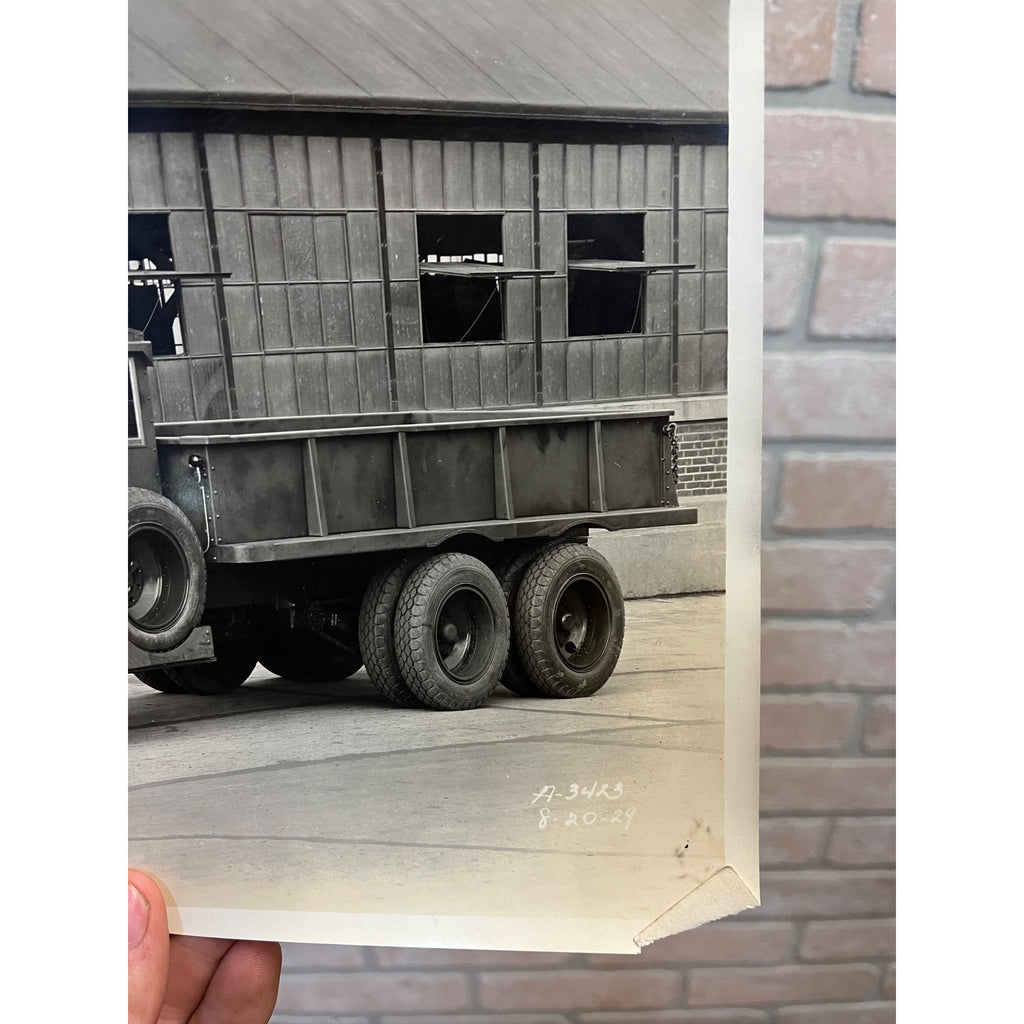 Original Vintage 1920s Mack AP Truck Photograph US Army Factory Promo Photo