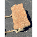 Original 1900s Theo a Kochs Barber Chair Foot Rest Assembly Replacement Part