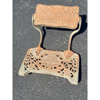 Original 1900s Theo a Kochs Barber Chair Foot Rest Assembly Replacement Part
