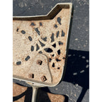 Original 1900s Theo a Kochs Barber Chair Foot Rest Assembly Replacement Part