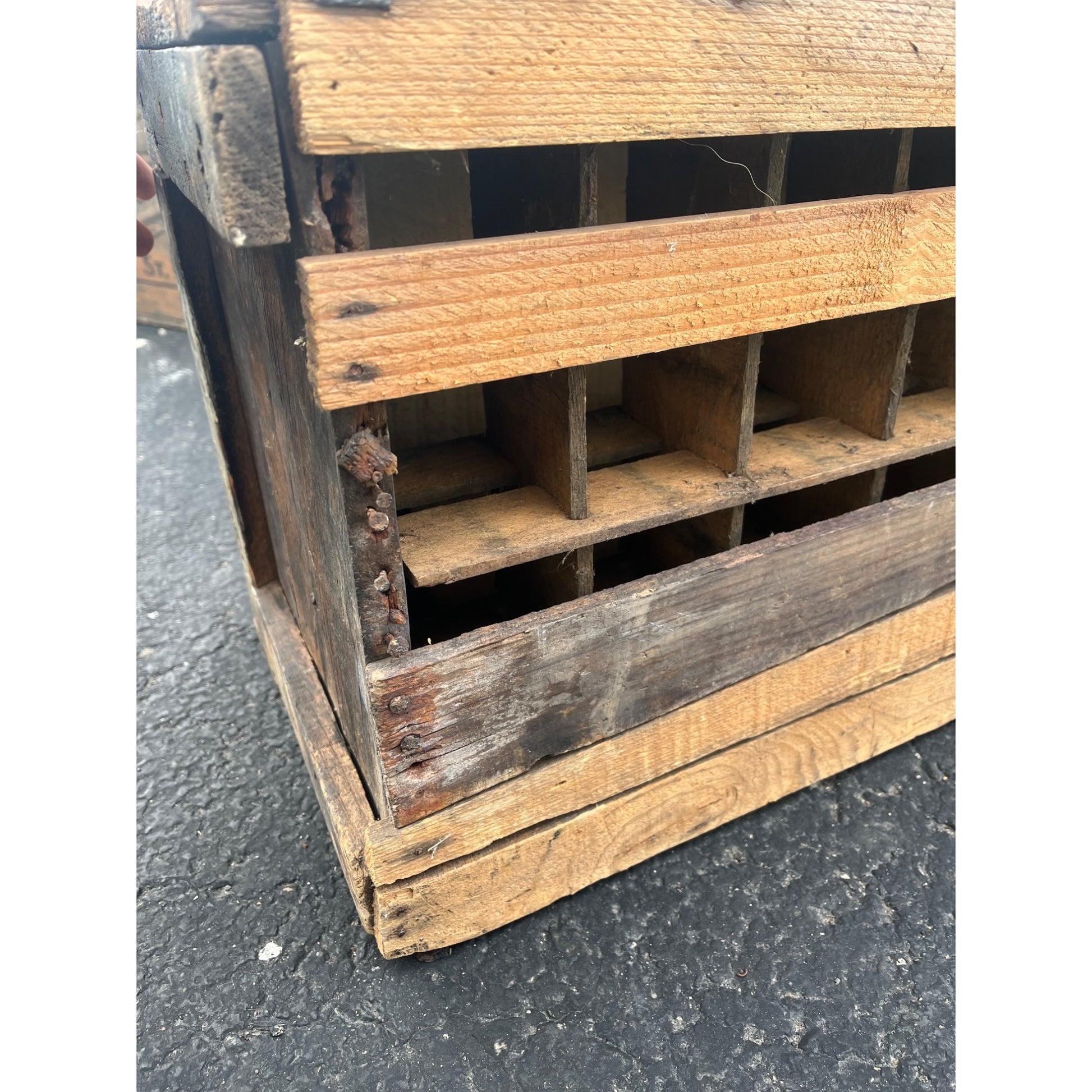 Vintage Theo Hamm Brewing Co. St Paul Wooden Crate Bottle Case Hamm's Beer