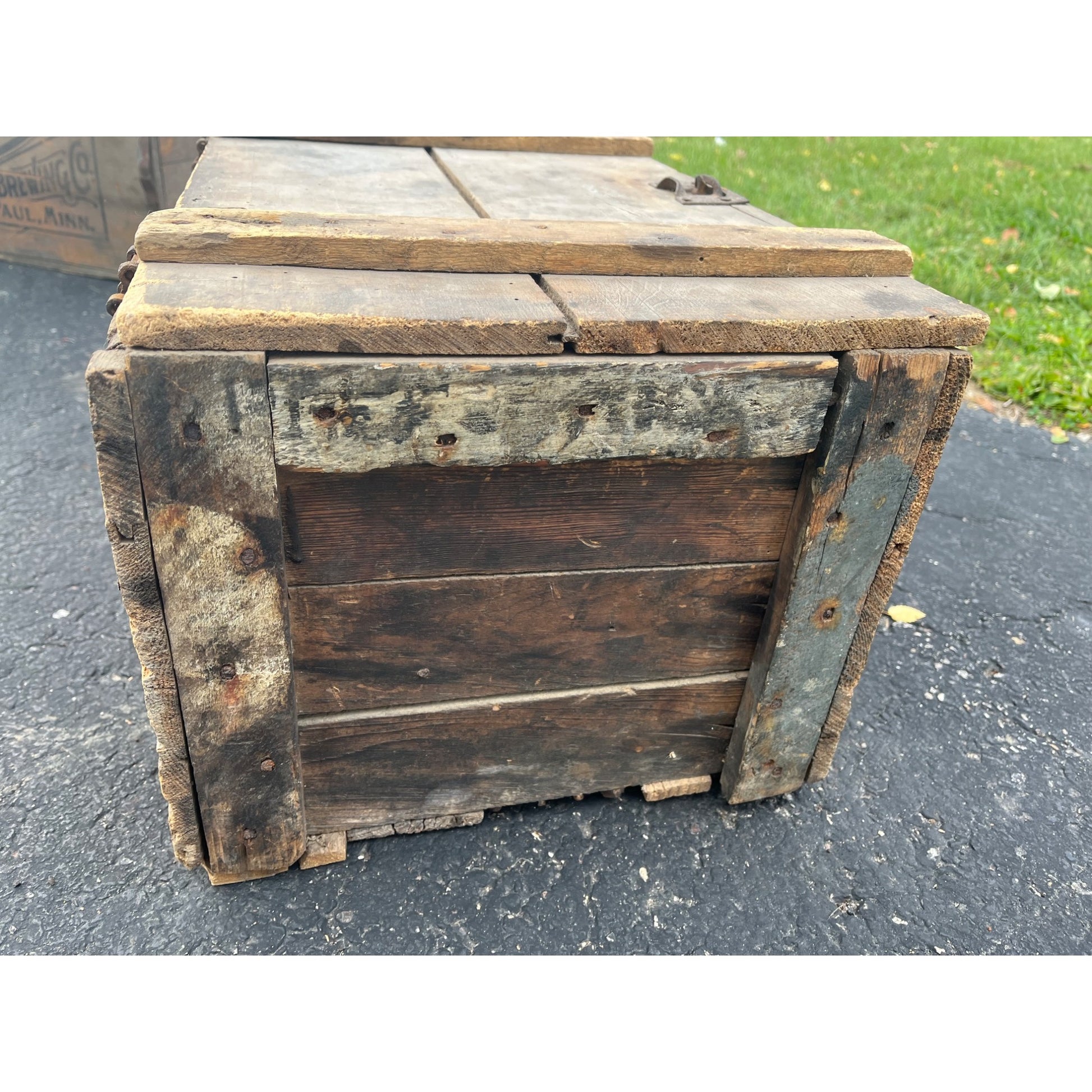 Vintage Theo Hamm Brewing Co. St Paul Wooden Crate Bottle Case Hamm's Beer
