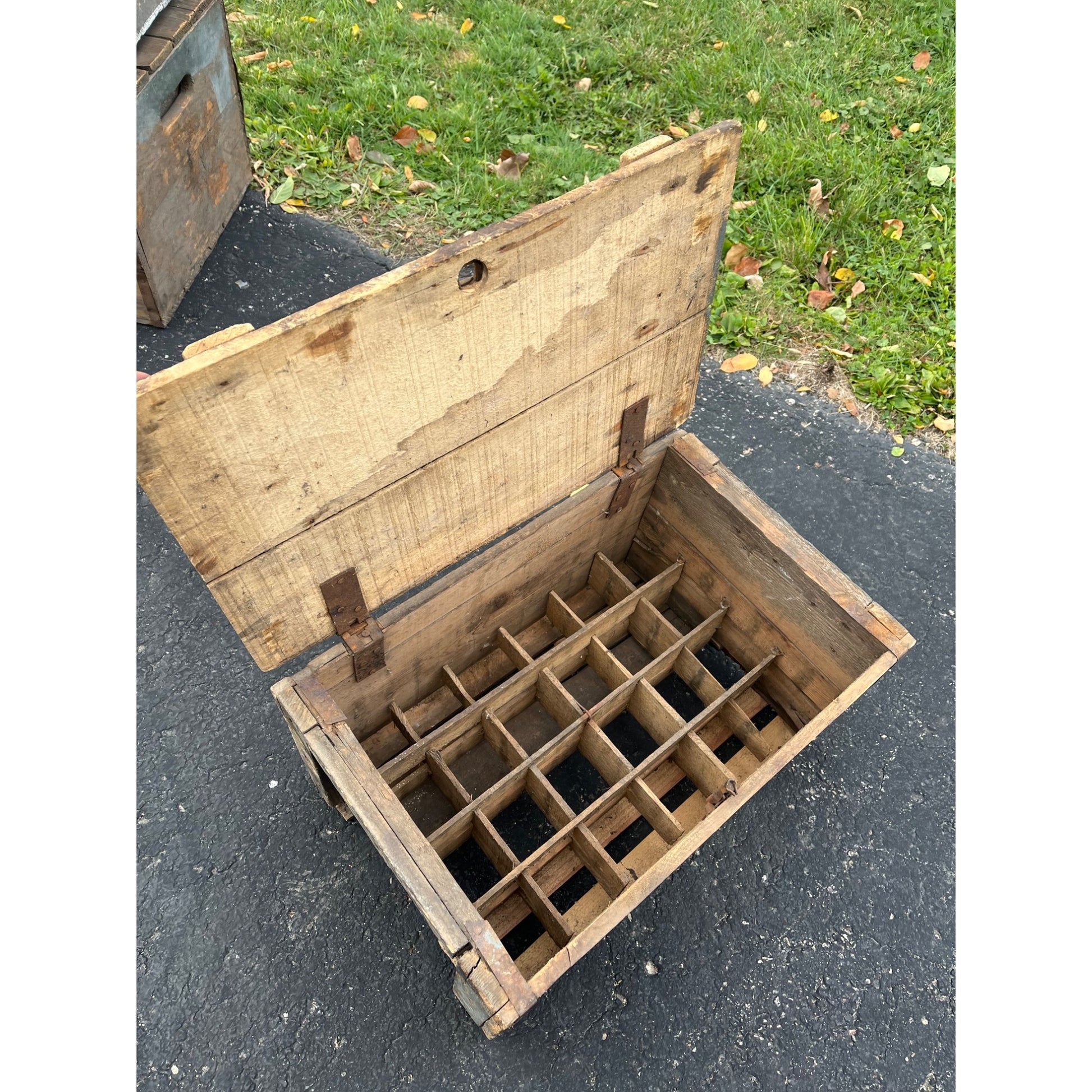 Vintage Theo Hamm Brewing Co. St Paul Wooden Crate Bottle Case Hamm's Beer