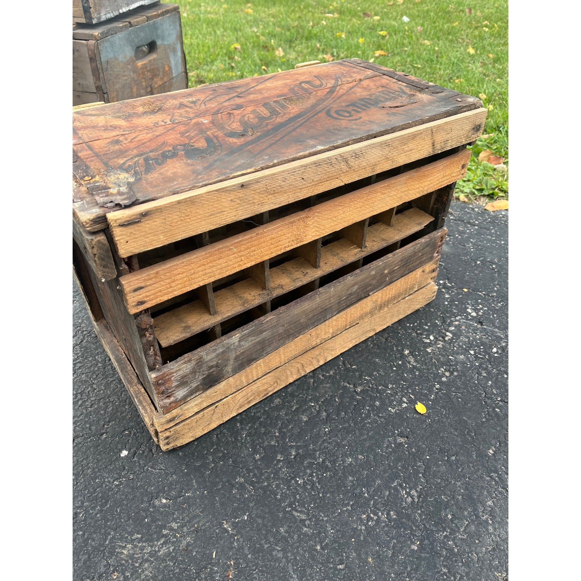 Vintage Theo Hamm Brewing Co. St Paul Wooden Crate Bottle Case Hamm's Beer