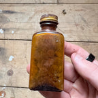 Antique Eli Lilly Mixed Treatment Pharmacy Bottle Arsenic Mercury w/ Contents
