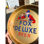 Vintage Fox De Luxe Beer Tray Peter Fox Brewing Chicago 13" Advertising