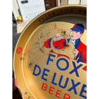Vintage Fox De Luxe Beer Tray Peter Fox Brewing Chicago 13" Advertising