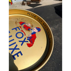 Vintage Fox De Luxe Beer Tray Peter Fox Brewing Chicago 13" Advertising