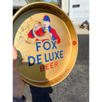 Vintage Fox De Luxe Beer Tray Peter Fox Brewing Chicago 13" Advertising