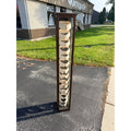 RARE Vintage 1920s Arrow Short Collars Vertical Oak Wooden Display Case General Store Showcase