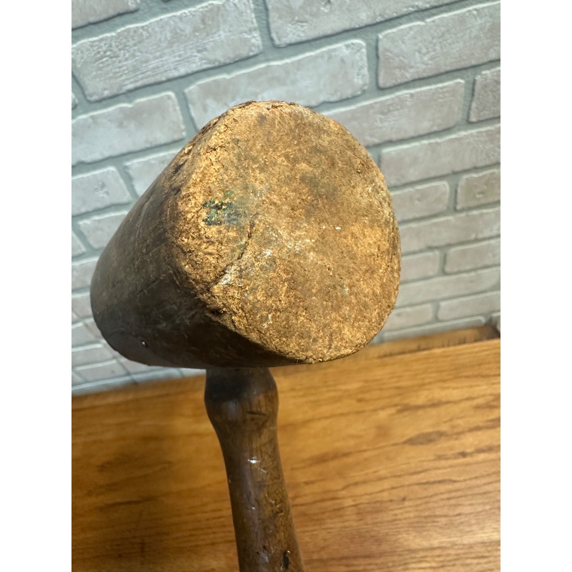 Antique Wooden Mallet Hammer Primitive Tool 1800s Carpenter Tool Farm Rustic
