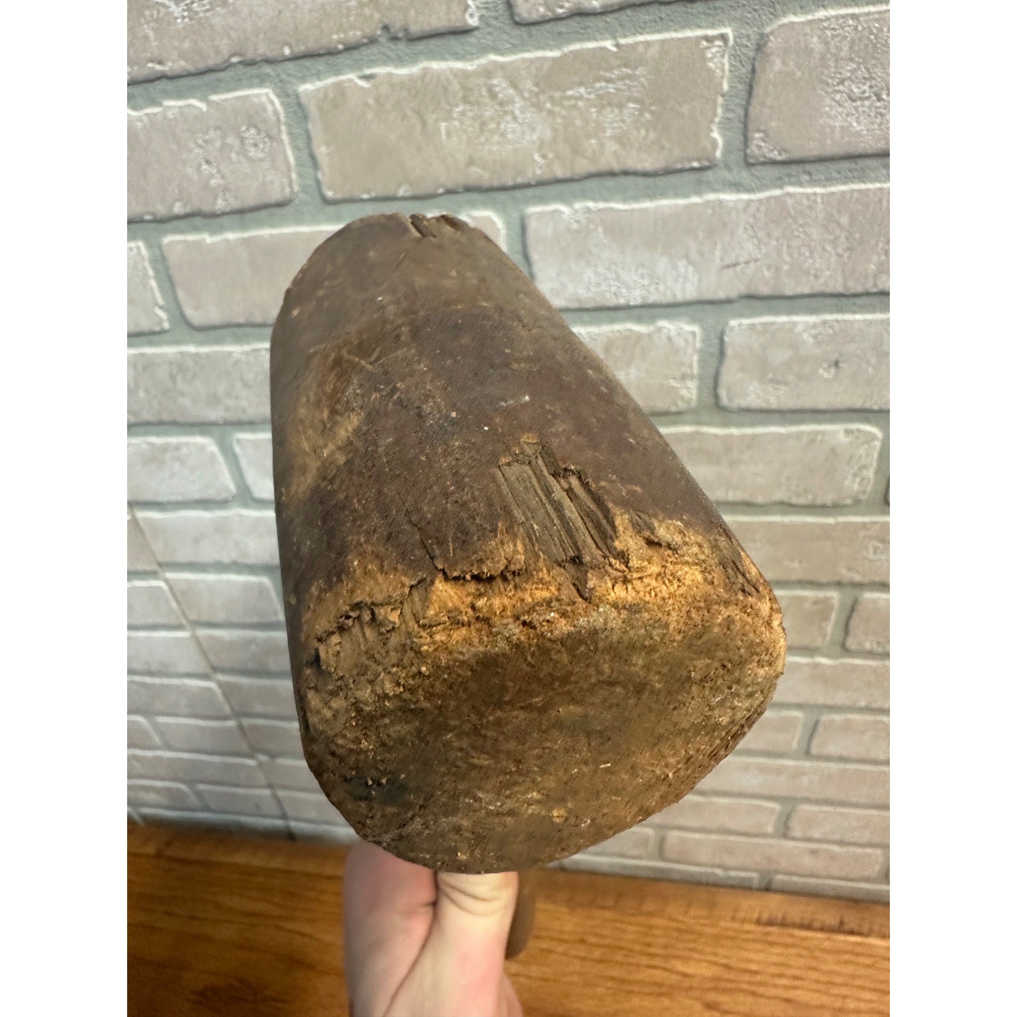 Antique Wooden Mallet Hammer Primitive Tool 1800s Carpenter Tool Farm Rustic