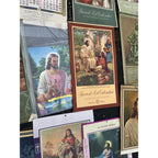 Huge Lot 1940s-1960s Litho Religious Advertising Lutheran Calendars Lot