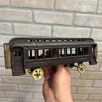 Antique IDEAL New York Cental Railroad 1086 Cast Iron Floor Passenger Train Car