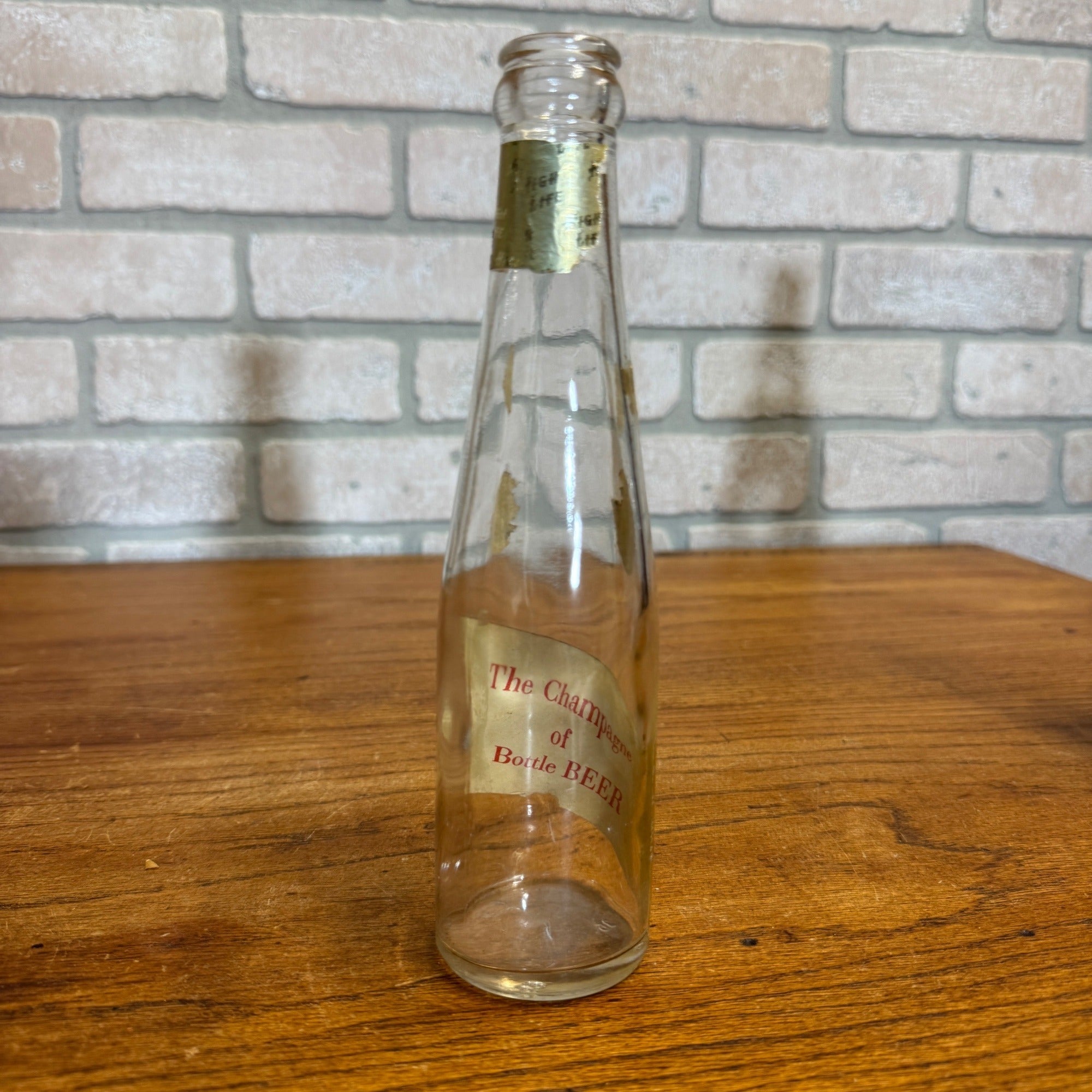 Vintage 7oz 1960s Miller High Life Beer Label Bottle IRTP Milwaukee Wisconsin WI Wis